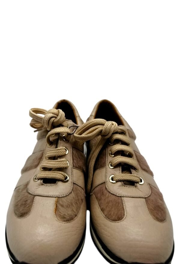 LONGCHAMP  -  CALF HAIR ATHLETIC SNEAKERS - Image 10